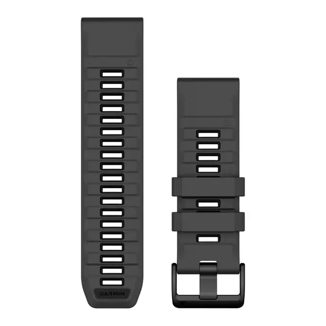 GARMIN QuickFit 26 klokkeremmer silikon Grafittsort 