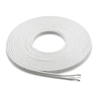 JL AUDIO Høyttalerkabel 7,6m hvit til parallellleder - 12 AWG