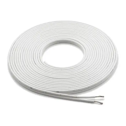 JL AUDIO Høyttalerkabel 7,6m hvit til parallellleder - 12 AWG