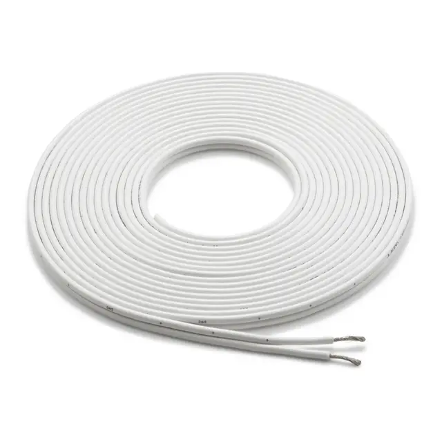 JL AUDIO Høyttalerkabel 7,6m hvit til parallellleder - 12 AWG 