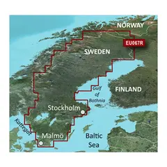 GARMIN Bluechart G3 HXEU067R: Sverige (Innsjøer og elver)