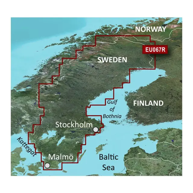 GARMIN Bluechart G3 HXEU067R: Sverige (Innsjøer og elver) 