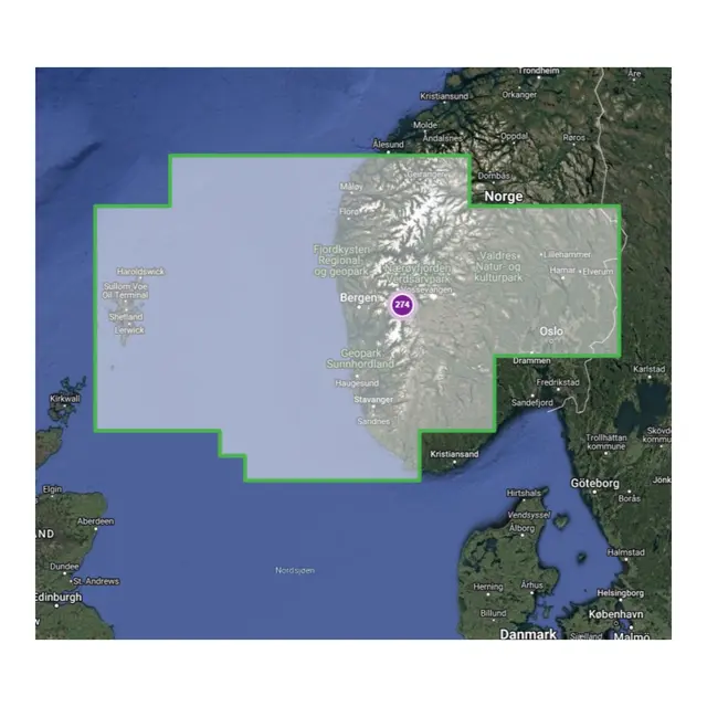 GARMIN Navionics+ Sjøkart - R NSEU051R: Lista - Sognefjorden 