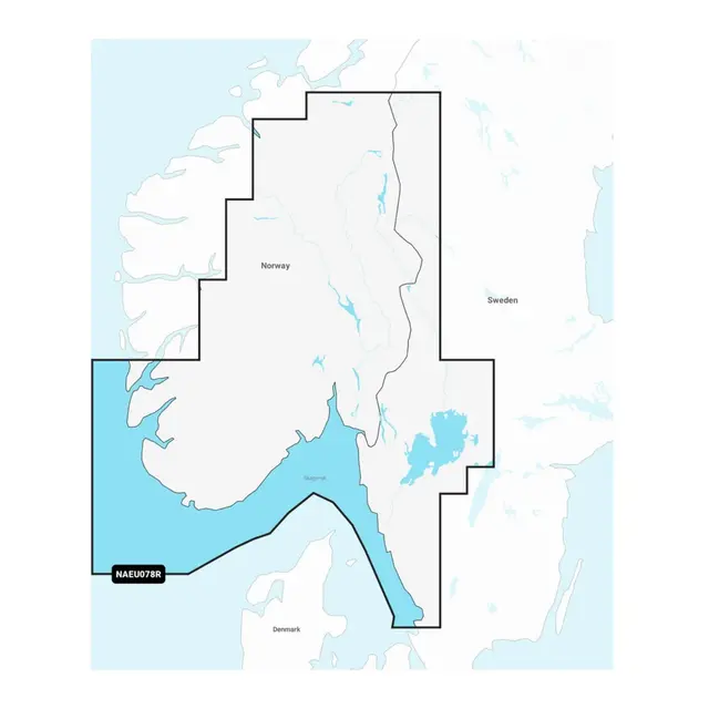 NAVIONICS+ Sjøkart for kartplottere NAEU078R: Oslo, Skagerrak & Haugesund 
