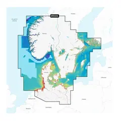 NAVIONICS S&#248;rSkandinavia og NordTyskland Maritime kart
