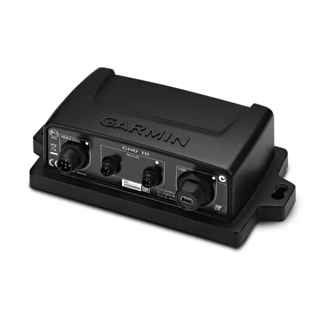 GARMIN GND 10 Black Box interface kobler alle gWind givere til NMEA 2000 