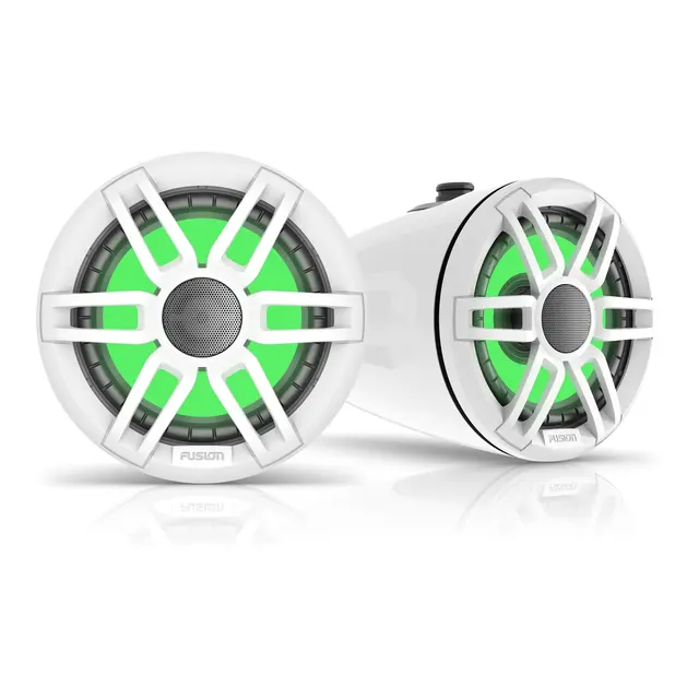 FUSION XS Targabøylehøyttalere - 6,5" Hvit - 200W - RGB LED belysning 
