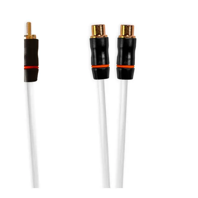 FUSION ® RCA-kabler RCA-splitterkabel, hann til dobbel hunn 
