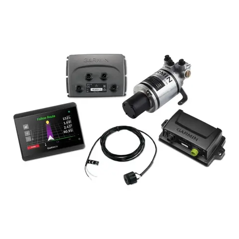 GARMIN Compact Reactor 40 Autopilot m/ GHC 50 Display + pumpe<br/>For mindre båter med utenbordsmotor og enkelt innenbordsmotorer.