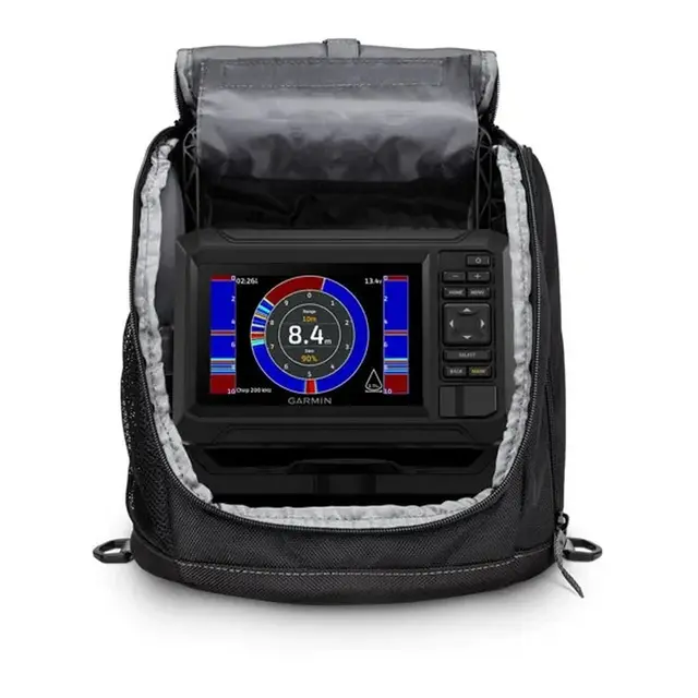 GARMIN ECHOMAP UHD2 52cv Isfiskepakke 5"- m/Isfiskebag- og svinger, batteri 