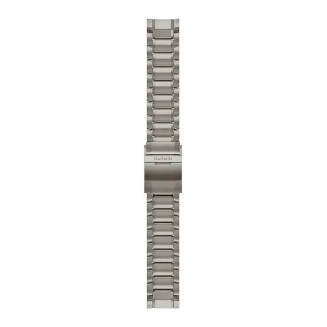 GARMIN Quickfit 22 - klokkerem Herdet swept-link-titanarmbånd 