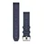 GARMIN Quickfit 22 klokkerem Marineblå silikon - MarQ stripe design