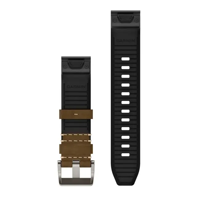 GARMIN Quickfit 22 - klokkerem Skinn-/fkm-hybrid - tundra/sort 
