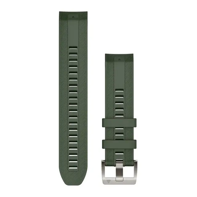 GARMIN Quickfit® 22-klokkerem Furugrønn silikon - MarQ stripe design 
