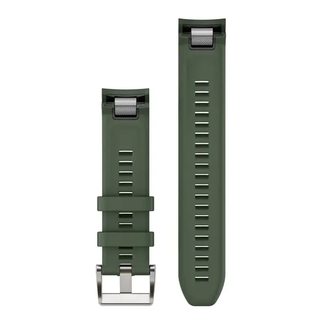 GARMIN Quickfit® 22-klokkerem Furugrønn silikon - MarQ stripe design 