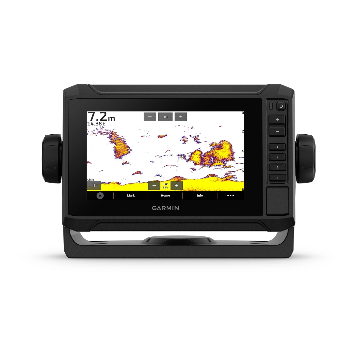 GARMIN Echomap UHD2 Touch 62sv 6" touch - cv/sv kartplotter - u/svinger