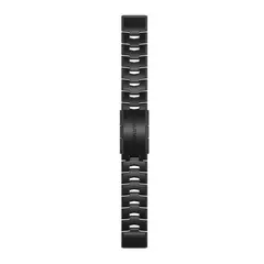 GARMIN QuickFit 22-klokkelenke titan ventilert - m/karbongr&#229; DLC-belegg