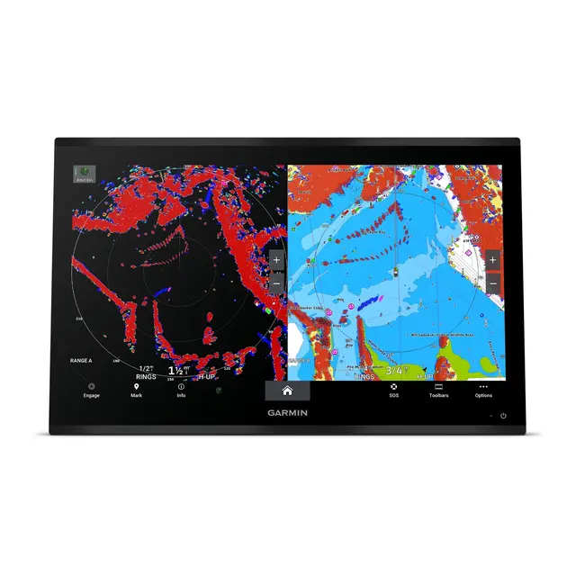 GARMIN GPSMAP 9024 Premium kartplotter 24" - 4K IPS Berøringsskjerm - BlueNet 