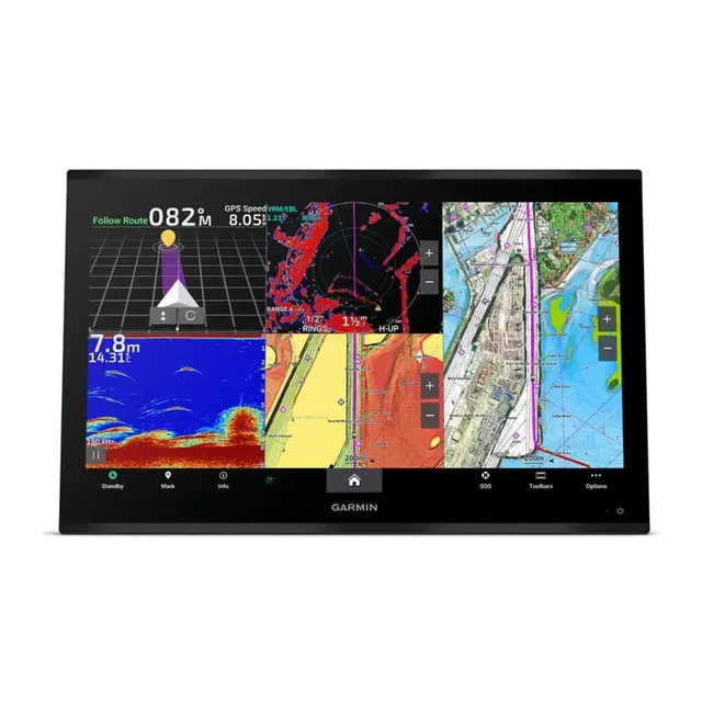 GARMIN GPSMAP 9027 Premium kartplotter 27" - 4K IPS Berøringsskjerm - BlueNet 