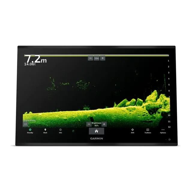 GARMIN GPSMAP 9027 Premium kartplotter 27" - 4K IPS Berøringsskjerm - BlueNet 