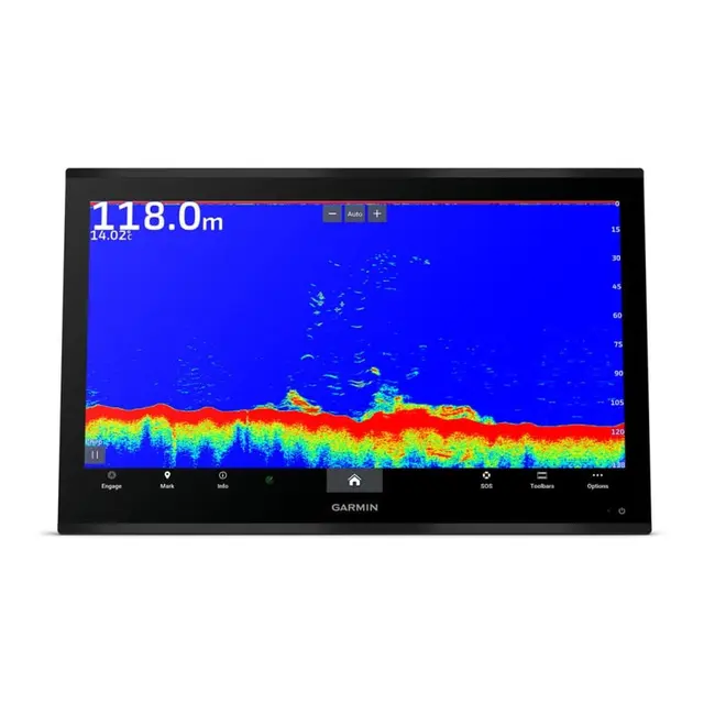 GARMIN GPSMAP 9027 Premium kartplotter 27" - 4K IPS Berøringsskjerm - BlueNet 
