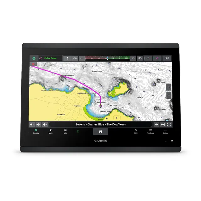 GARMIN GPSMAP 1623 Kartplotter 16" - Multitouch - u/ekkolodd 