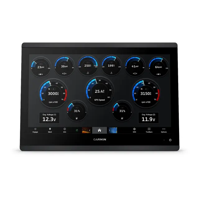 GARMIN GPSMAP 1623 Kartplotter 16" - Multitouch - u/ekkolodd 