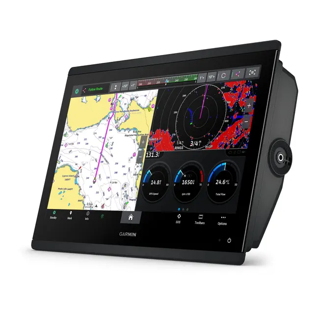 GARMIN GPSMAP 1623 Kartplotter 16" - Multitouch - u/ekkolodd 