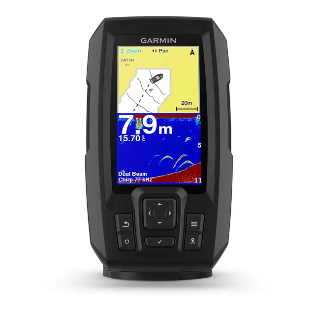 GARMIN STRIKER Plus 4, CHIRP Ekkolodd m/GPS - 4,3" - 200W - m/Hekksv. 