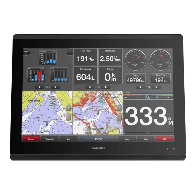 GARMIN GPSMAP 8417 17" Multifunksjonsskjerm 