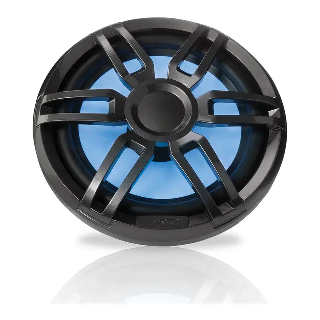 FUSION XS Series 10" subwoofer RGB LED IP65, 600W, hvit og grå sportsgrill 