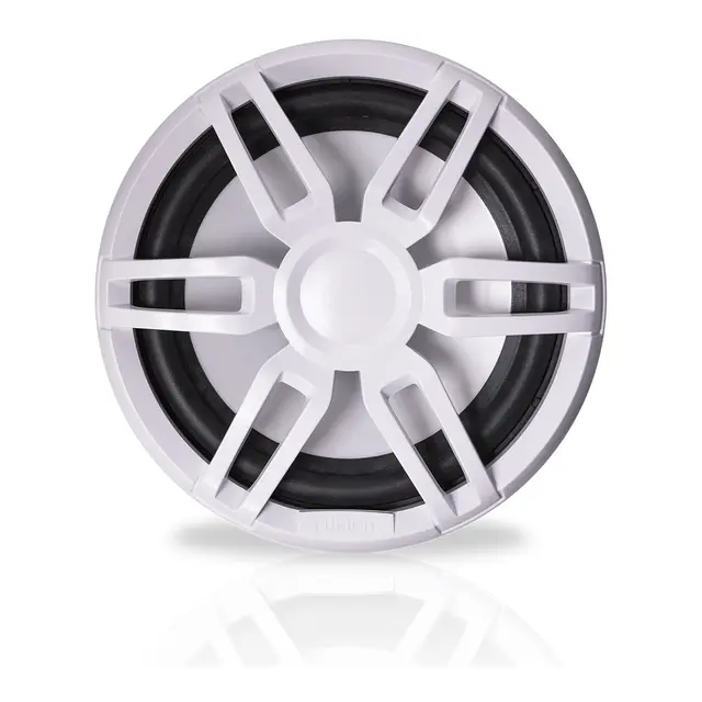 FUSION XS Series 10" subwoofer RGB LED IP65, 600W, hvit og grå sportsgrill 