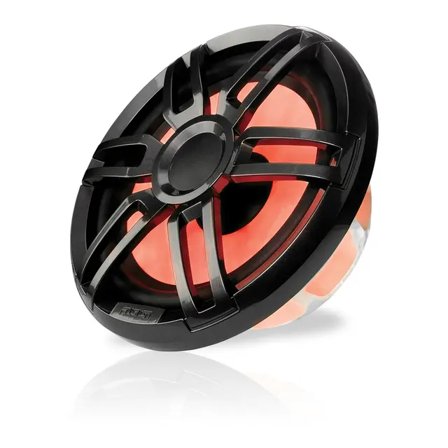 FUSION XS Series 10" subwoofer RGB LED IP65, 600W, hvit og grå sportsgrill 