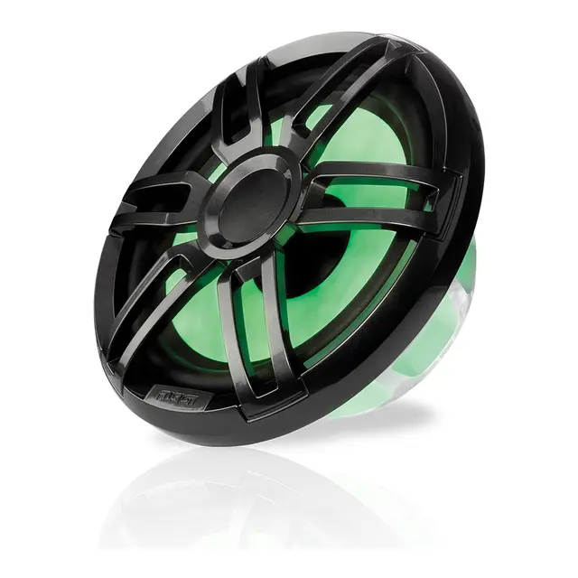 FUSION XS Series 10" subwoofer RGB LED IP65, 600W, hvit og grå sportsgrill 