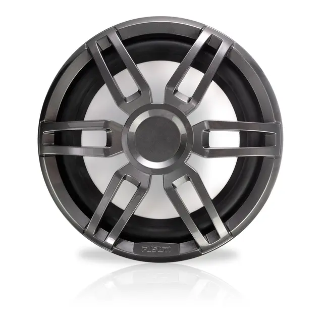FUSION XS Series 10" subwoofer RGB LED IP65, 600W, hvit og grå sportsgrill 