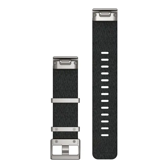 GARMIN QuickFit 22-klokkerem jacquard-vevd nylon – sort 