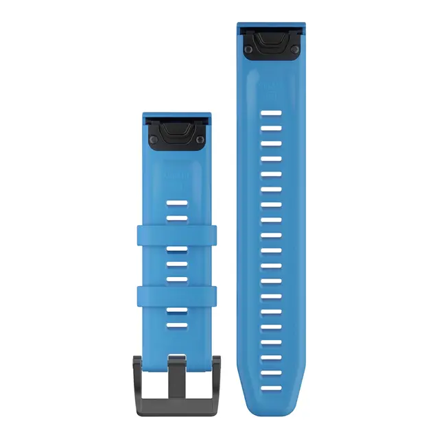 GARMIN QuickFit 22-klokkerem Cyan silikon - flush straight 