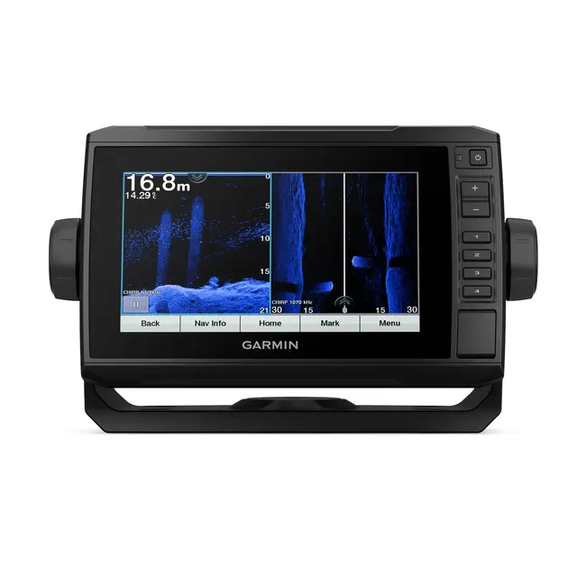 GARMIN ECHOMAP UHD 72sv Kartplotter 7" SideVü - inkl. GT56UHD-TM-svinger 
