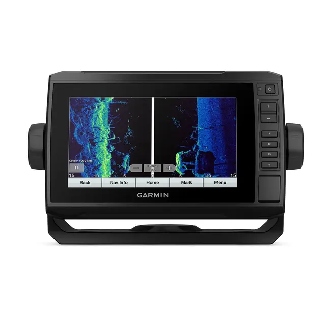GARMIN ECHOMAP UHD 72sv Kartplotter 7" SideVü - inkl. GT56UHD-TM-svinger 