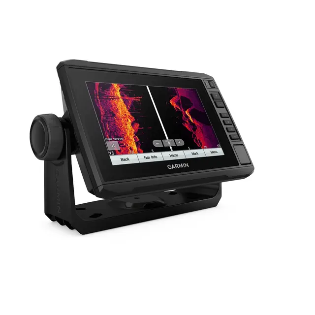 GARMIN ECHOMAP UHD 72sv Kartplotter 7" SideVü - inkl. GT56UHD-TM-svinger 