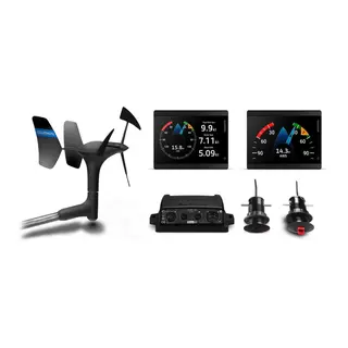 GARMIN 2x GMI 40 Seilinstrument, kablet m/ gWind kablet, GDT 43 og GST 43