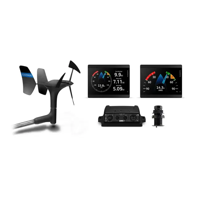 GARMIN 2x GMI 40 Seilinstrument, kablet m/ gWind kablet og Airmar DST820 