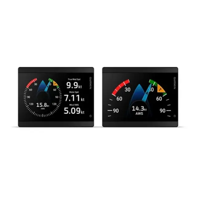 GARMIN 2x GMI 40 Seilinstrument, trådløs m/ gWind2, GDT 43 og GST 43 