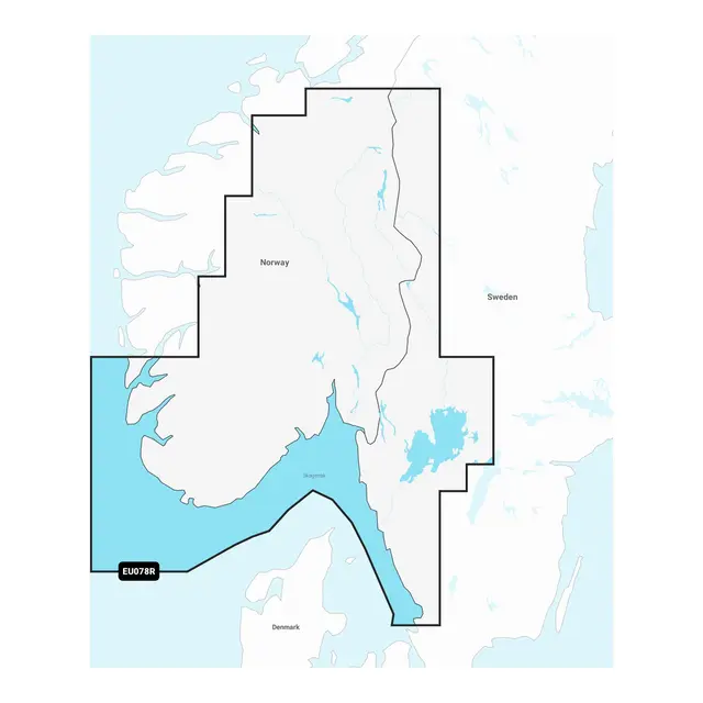 GARMIN Navionics+ Sjøkart - R NSEU078R: Oslo, Skagerrak & Haugesund 