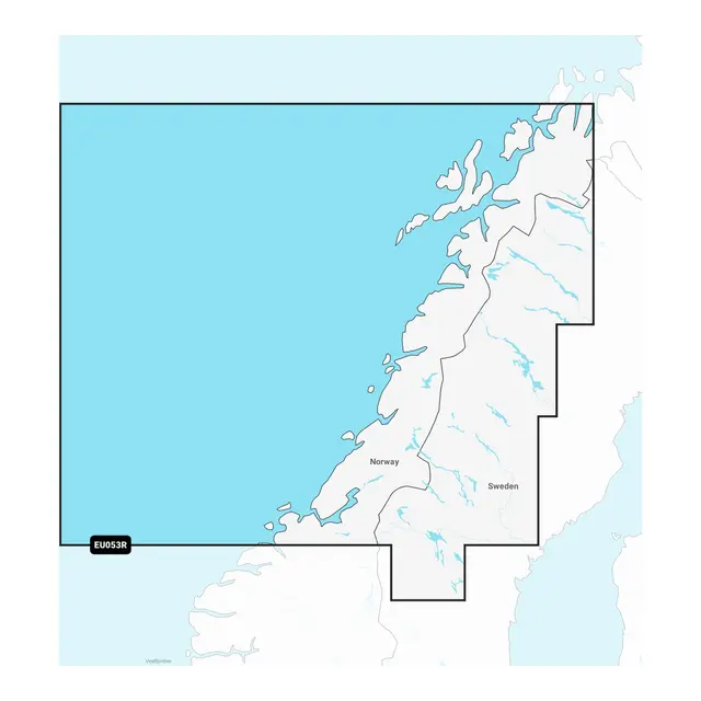 GARMIN Navionics+ Sjøkart - R NSEU053R: Trondheim - Tromsø 