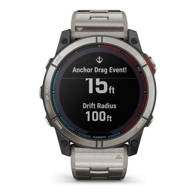 GARMIN Quatix 7X – Solar Edition Avansert maritim smartklokke 