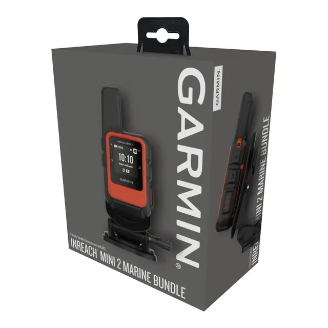 GARMIN inReach Mini 2 (Marine Bundle) Satelittkommunikasjon m/ marinebrakett 