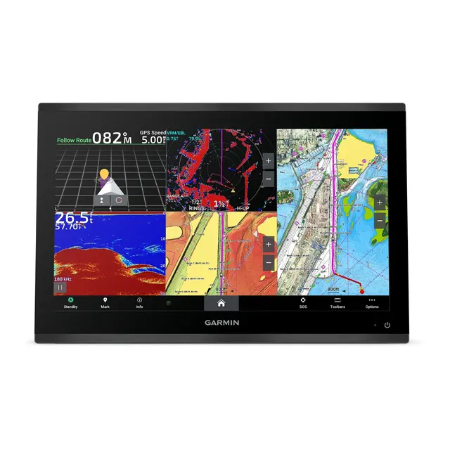 GARMIN GPSMAP 9019 Premium kartplotter 19" - 4K IPS Berøringsskjerm - BlueNet 