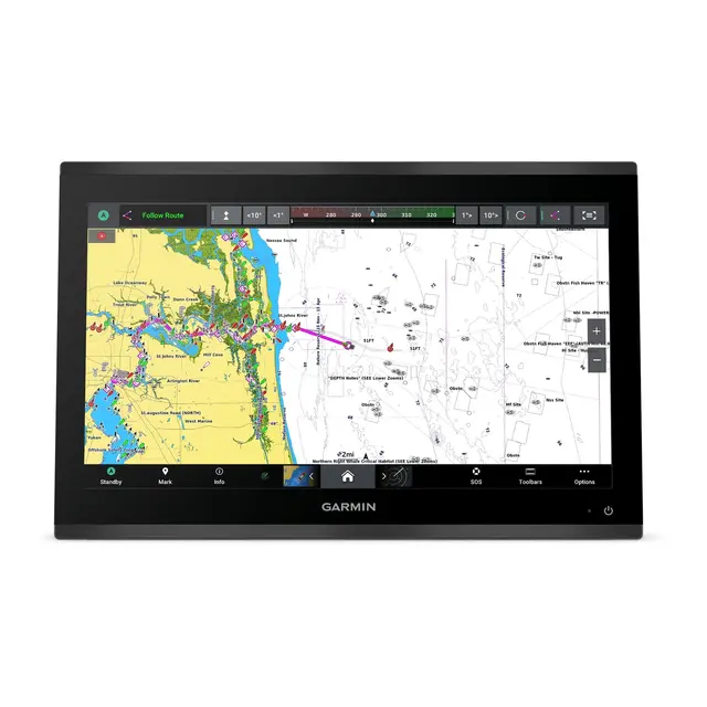GARMIN GPSMAP 9019 Premium kartplotter 19" - 4K IPS Berøringsskjerm - BlueNet 