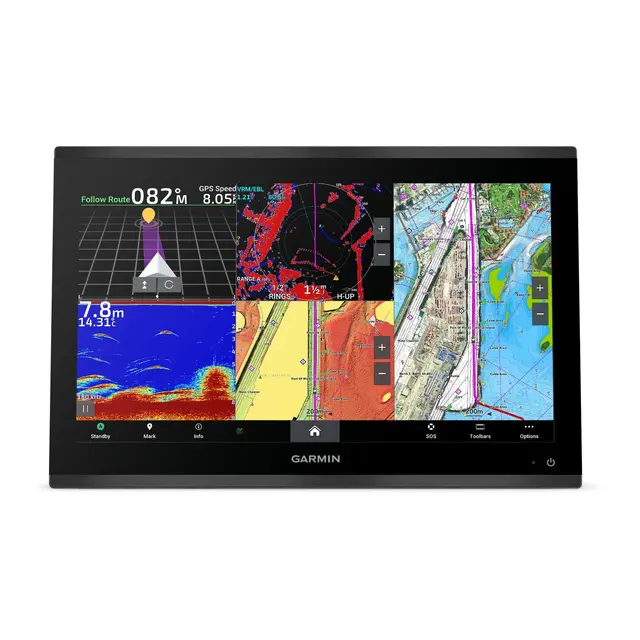 GARMIN GPSMAP 9019 Premium kartplotter 19" - 4K IPS Berøringsskjerm - BlueNet 